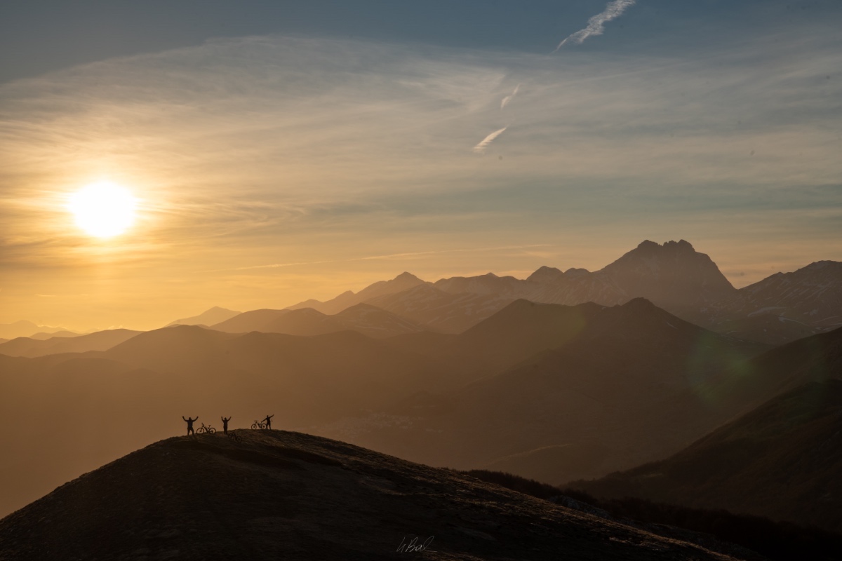 Ebike da Calscio a Monte Cappuciata